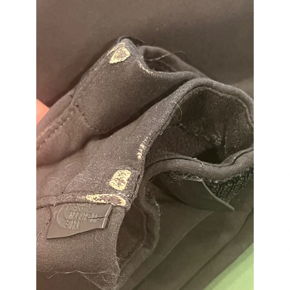 The North Face Softshell Jacket Black Green Full Zip Mens‎ Size Large